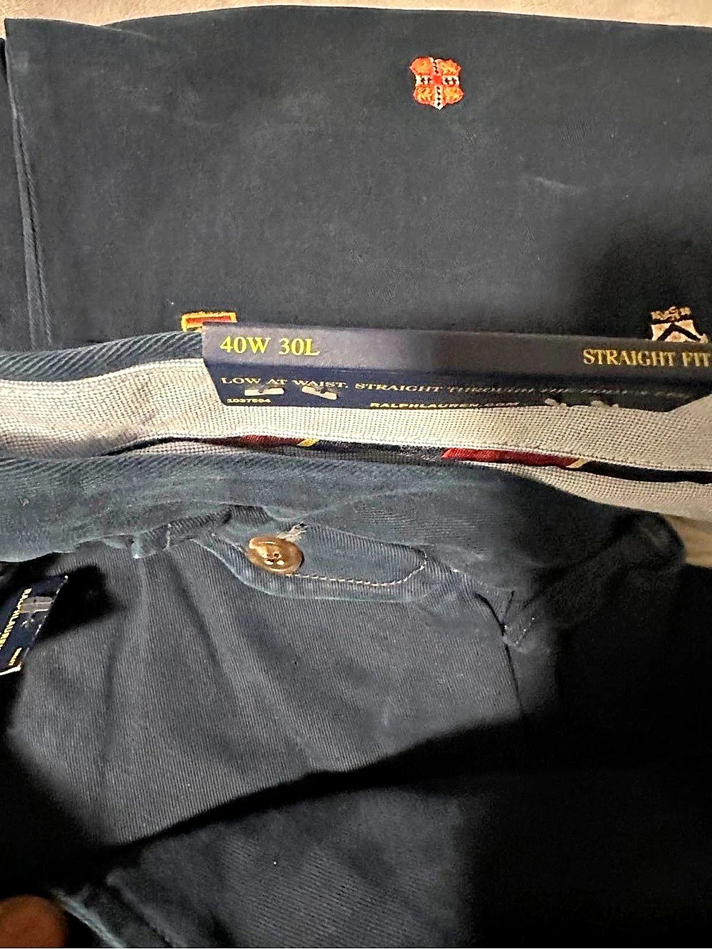 Polo Ralph Lauren The Sullivan Slim Straight Fit Jeans Blue Waist 40-30 NWT